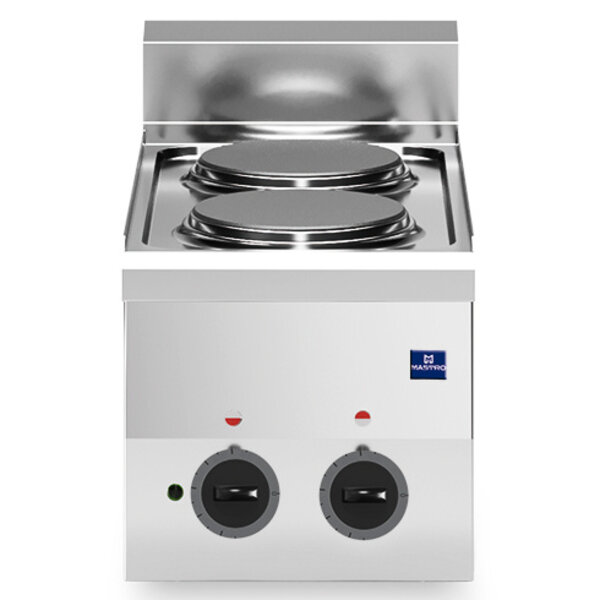 Fornuis | 600 LINE | Tafelmodel | Elektrisch | 2 Kookpunten | 4kW (400V) | 300x600x300(h)mm