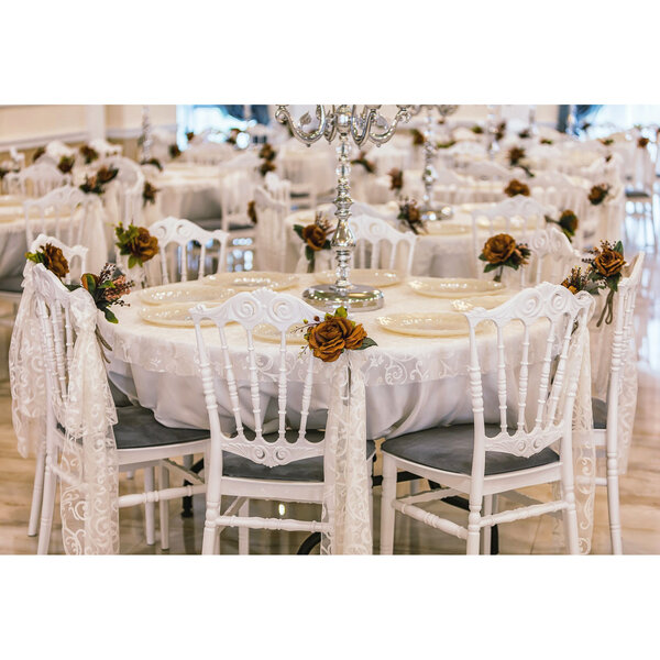 Wedding Chair | ELITE | Kunststof | Div. Kleuren | Stapelbaar | Min. 50 Stuks | 320x355x930(h)mm