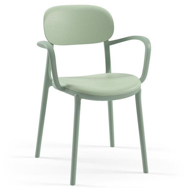 Stoel | ALI+ | Kunststof | Div. Kleuren | Armleuning | Stapelbaar | Min. 50 Stuks | 365/480x525x800(h)mm
