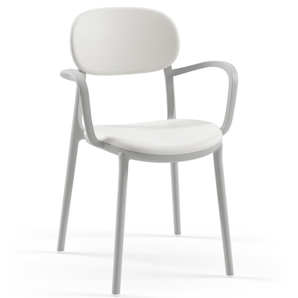 Stoel | DUO+ | Kunststof | Div. Kleuren | Armleuning | Stapelbaar | Min. 50 Stuks | 365/480x525x800(h)mm