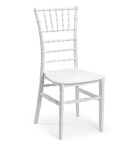 Luxus Wedding Chair | TIFFANY | Kunststof | Div. Kleuren | Stapelbaar | Min. 50 Stuks | 410x430x920(h)mm 