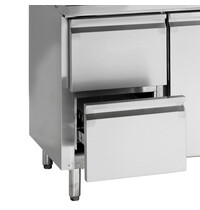 Tefcold Ladenset | Tefcold Koelwerkbanken (Diepte 700mm) | 2 Laden (1/1 GN)