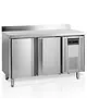 Tefcold Vrieswerkbank | 240L | 2 Deuren | -10°C/-20°C | Geforceerd | Achteropstand | Werkblad Afneembaar | 1360x600x880/980(h)mm 