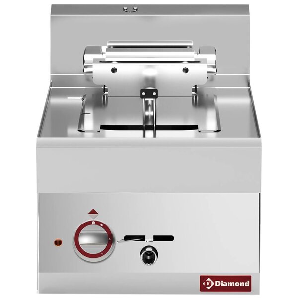 Friteuse | ALPHA 650 | Elektrisch | 10L | 100°C/180°C | 9kW (400V) | Aftapkraan | 400x650x280/380(h)mm