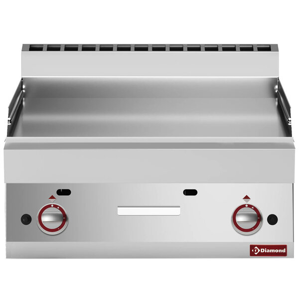 Bak-/Grillplaat | ALPHA 650 | Gas | Glad Oppervlak 695x520 (RVS) | 11.4kW | 700x650x280/380(h)mm
