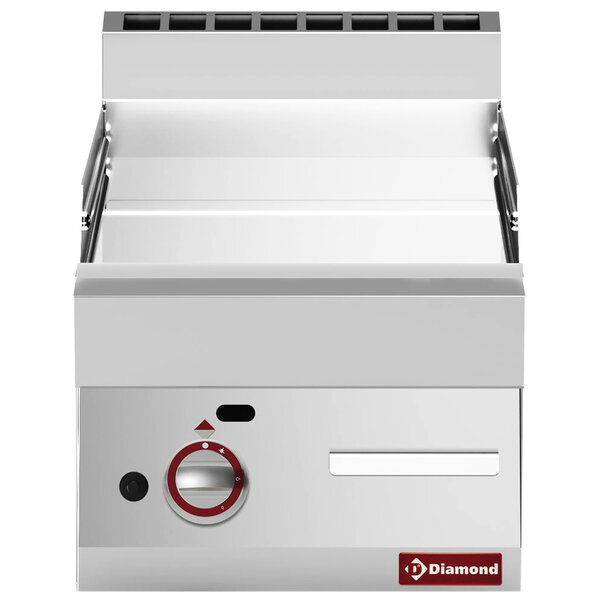 Bak-/Grillplaat | ALPHA 650 | Gas | Glad Oppervlak 395x520 (Verchroomd) | 5.7kW | 400x650x280/380(h)mm
