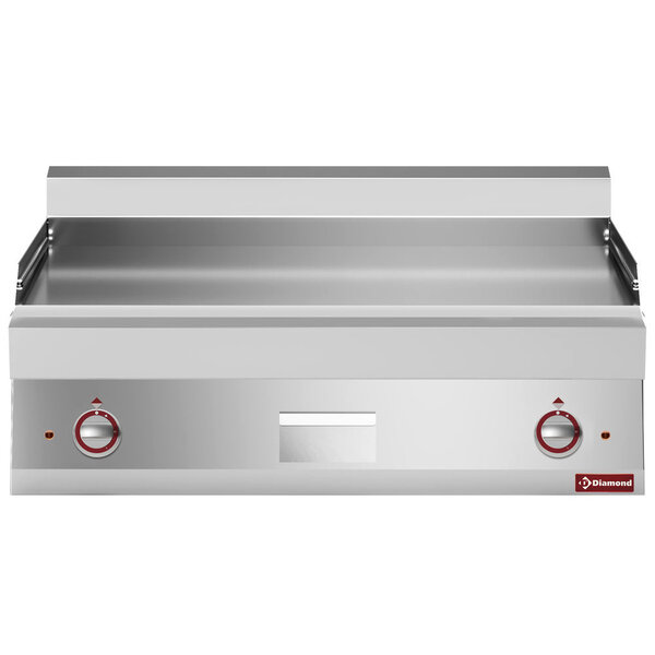 Bak-/Grillplaat | ALPHA 650 | Elektrisch | Glad Oppervlak 995x520 (RVS) | 120°C/320°C | 12kW (230V-3F) | 1000x650x280/380(h)mm