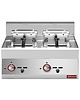 Diamond Friteuse | ALPHA 650 | Elektrisch | 10+10L | 100°C/180°C | 18kW (400V) | Aftapkranen | 700x650x280/380(h)mm 