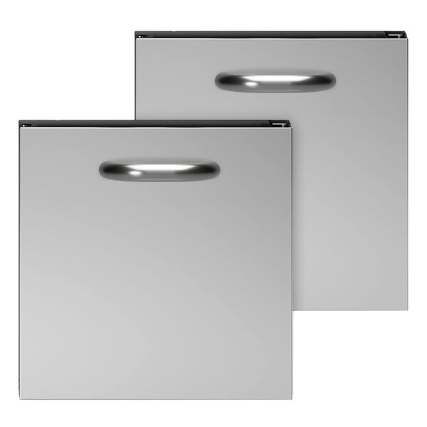 Deurenset | ALPHA 650 Onderstellen | RVS | 700mm