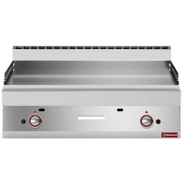 Bak-/Grillplaat | ALPHA 650 | Gas | Glad Oppervlak 995x520 (RVS) | 15.5kW | 1000x650x280/380(h)mm