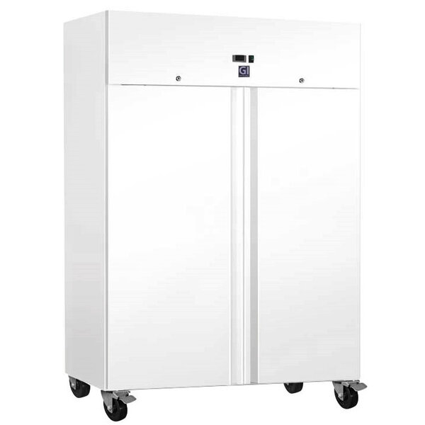 Koelkast | 1200L (2/1 GN) | Wit | +2°C/+8°C | Statisch + Ventilator | Wielen (Geremd) | 1340x810x2000(h)mm