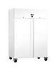 Gastro-Inox Koelkast | 1200L (2/1 GN) | Wit | +2°C/+8°C | Statisch + Ventilator | Wielen (Geremd) | 1340x810x2000(h)mm 