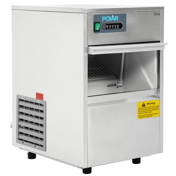 IJsblokjesmachine | Holle Blokjes | 20kg/24h | Bunker 4kg | Luchtgekoeld | 380x477x590(h)mm
