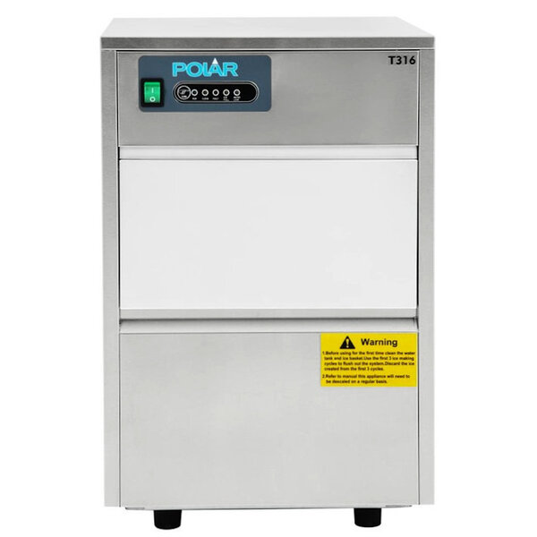 IJsblokjesmachine | Holle Blokjes | 20kg/24h | Bunker 4kg | Luchtgekoeld | 380x477x590(h)mm