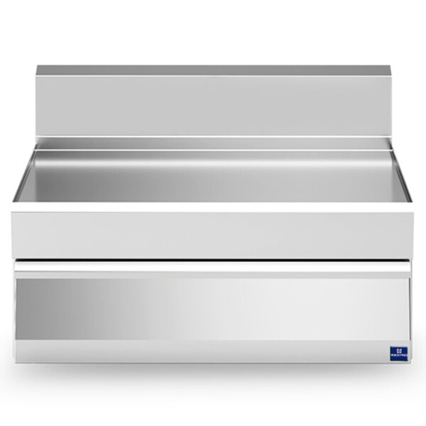 Neutrale Werkunit | 650 LINE | RVS | Lade | Achteropstand | 700x650x300(h)mm