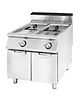 Virtus Friteuse | 900 LINE | Elektrisch | 21+21L | 100°C/190°C | 40kW (400V) | Aftapkranen | 800x900x870(h)mm 