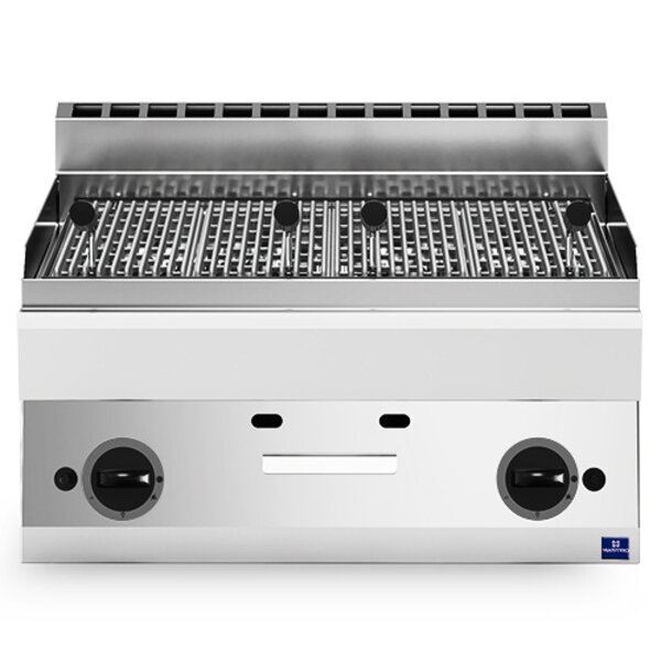 Lavasteengrill | 650 LINE | Gas | Oppervlak 660x500 (Gietijzer) | 11kW | 700x650x300(h)mm