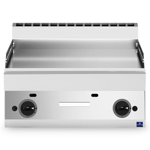Bak-/Grillplaat | 650 LINE | Gas | Glad Oppervlak 695x520 (RVS) | 11.4kW | 700x650x300(h)mm