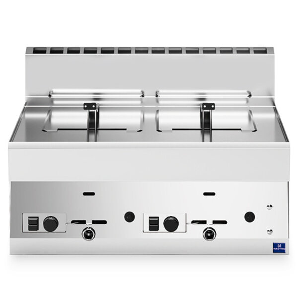 Friteuse | 650 LINE | Gas | 8+8L | 90°C/190°C | 13.6kW | Aftapkranen | 700x650x300(h)mm