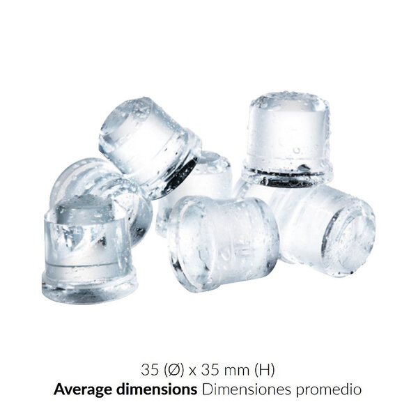 IJsblokjesmachine | 41kg/24h | Voorraad 15kg | 435x605x695/850(h)mm