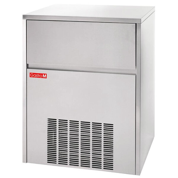 IJsblokjesmachine RVS |  80kg output | Met aan en afvoerslang | 230V | 710x580x880(h)mm