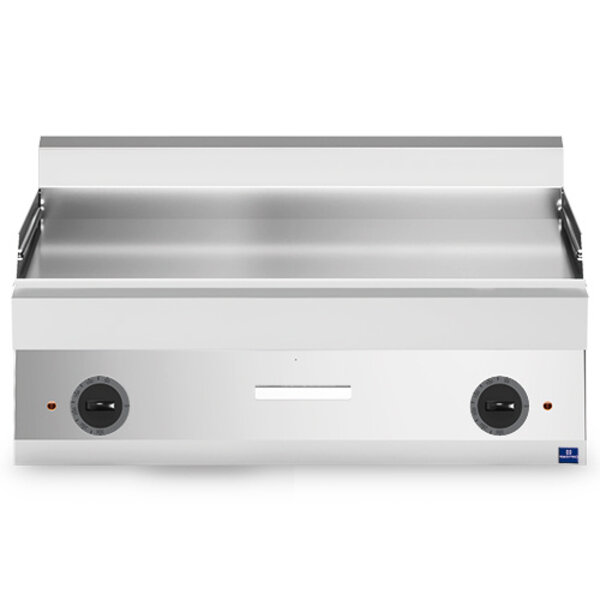Bak-/Grillplaat | 650 LINE | Elektrisch | Glad Oppervlak 995x520 (RVS) | 120°C/320°C | 12kW (400V) | 1000x650x300(h)mm