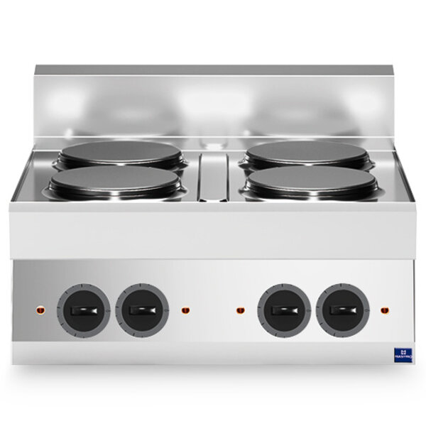 Fornuis | 650 LINE | Tafelmodel | Elektrisch | 4 Kookpunten | 10.4kW (400V) | 700x650x300(h)mm