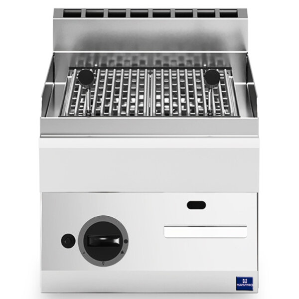 Lavasteengrill | 650 LINE | Gas | Oppervlak 330x500 (Gietijzer) | 5.5kW | 400x650x300(h)mm