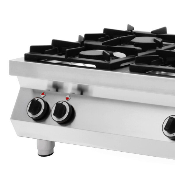 Fornuis | Tafelmodel | Gas | 4 Branders (19kW) | 800x700x310(h)mm