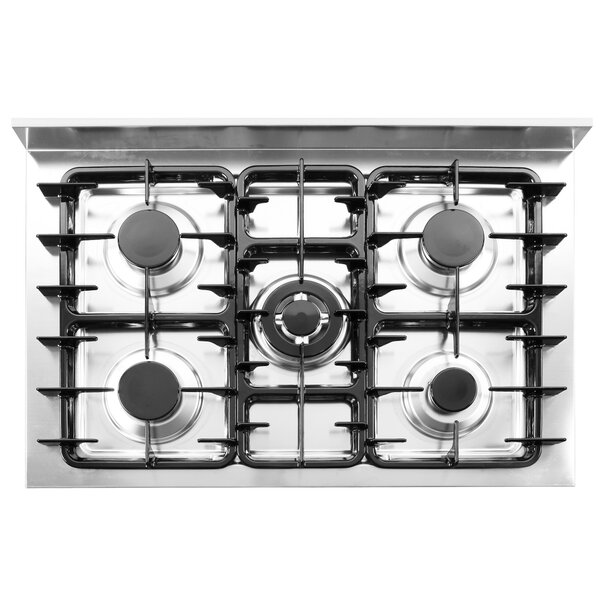 Fornuis | Aardgas | 5 Branders (14.3kW) | 230V | Open Onderstel | 900x600x850(h)mm