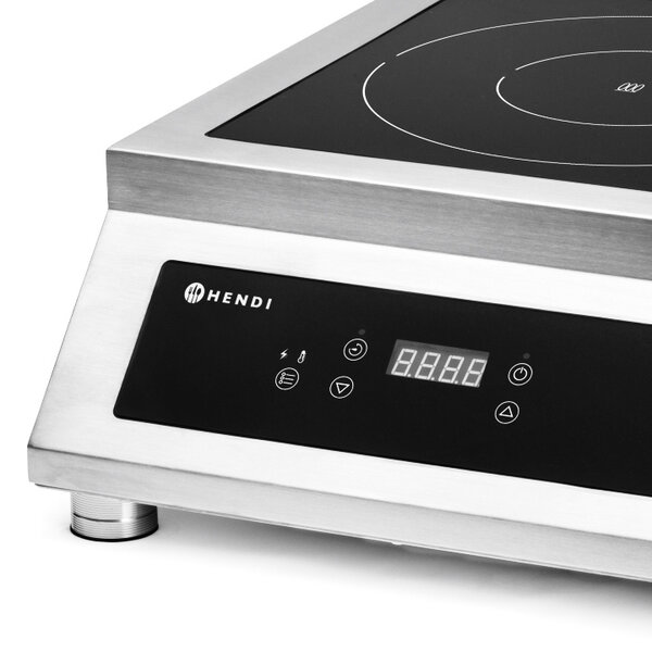 Inductiekookplaat | ProfiLine | 1 Kookpunt | 35°C/240°C | 5kW (400V) | Touchbediening | 398x515x168(h)mm