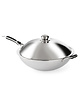HENDI Wokpan | RVS | Ronde Bodem | Incl. Deksel | Ø360x180(h)mm 
