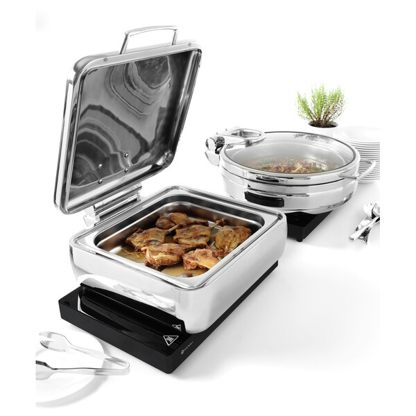 Warmhoudplaat | KitchenLine | Inductie | 40°C/100°C | 0.8kW (230V) | 460x315x62(h)mm