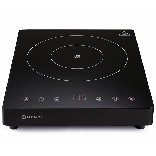 Inductiekookplaat model 2000 - RVS - H 4.6 X 37 X 29.6 CM - Hendi - H239230