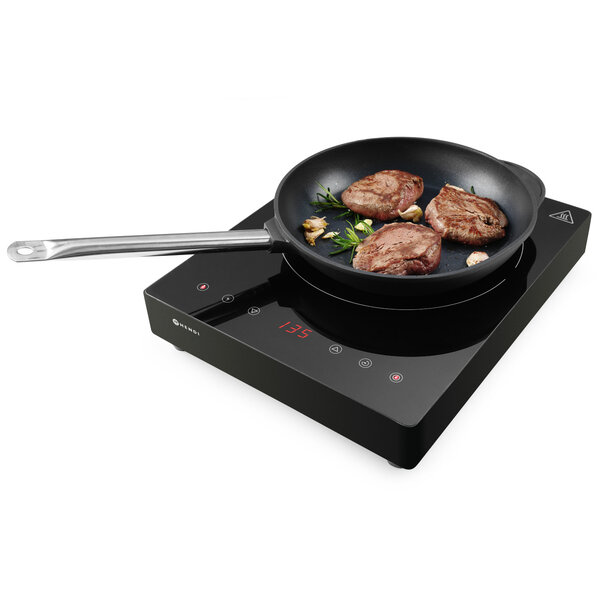 Inductiekookplaat | KitchenLine | 1 Kookpunt | 35°C/240°C | 3.5kW (230V) | Touchbediening | 337x417x85(h)mm