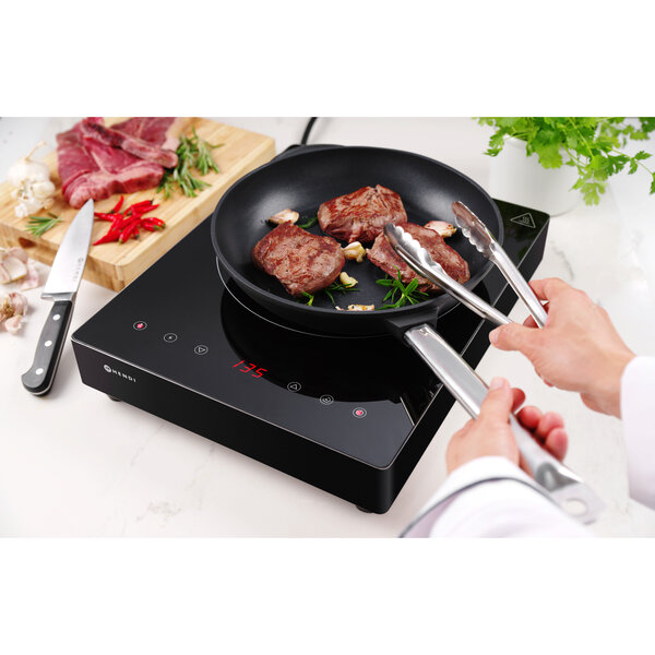 Inductiekookplaat | KitchenLine | 1 Kookpunt | 35°C/240°C | 3.5kW (230V) | Touchbediening | 337x417x85(h)mm