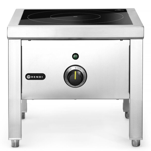 Inductie Hokker | 1 Kookpunt | 5kW (400V) | 400x400x380(h)mm