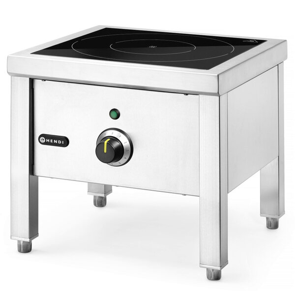 Inductie Hokker | 1 Kookpunt | 5kW (400V) | 400x400x380(h)mm