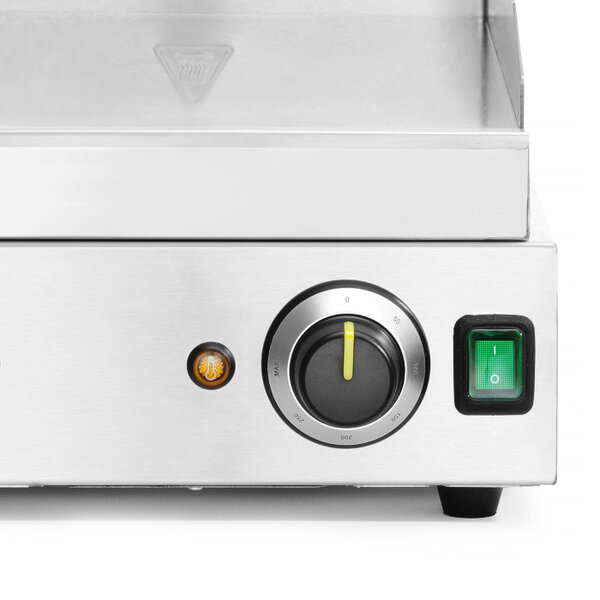 Bak-/Grillplaat | ProfiLine | Elektrisch | Glad Oppervlak 330x270 (Verchroomd) | 50°C/300°C | 2kW (230V) | 300x420x225(h)mm