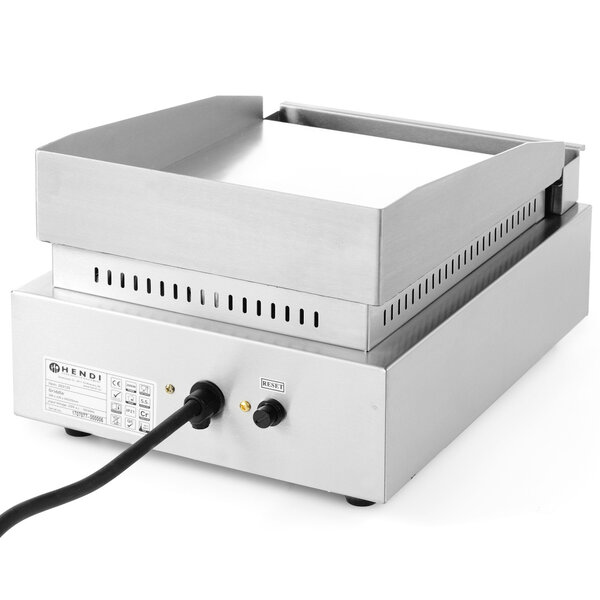 Bak-/Grillplaat | ProfiLine | Elektrisch | Glad Oppervlak 330x270 (Verchroomd) | 50°C/300°C | 2kW (230V) | 300x420x225(h)mm
