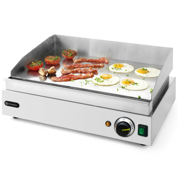Bak-/Grillplaat | ProfiLine | Elektrisch | Glad Oppervlak 518x328 (Verchroomd) | 50°C/300°C | 2.4kW (230V) | 550x420x240(h)mm