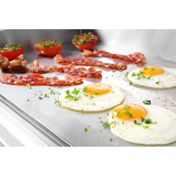 Bak-/Grillplaat | ProfiLine | Elektrisch | Glad Oppervlak 518x328 (Verchroomd) | 50°C/300°C | 2.4kW (230V) | 550x420x240(h)mm