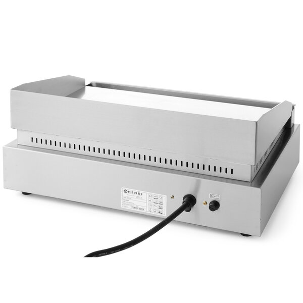 Bak-/Grillplaat | ProfiLine | Elektrisch | Glad Oppervlak 518x328 (Verchroomd) | 50°C/300°C | 2.4kW (230V) | 550x420x240(h)mm