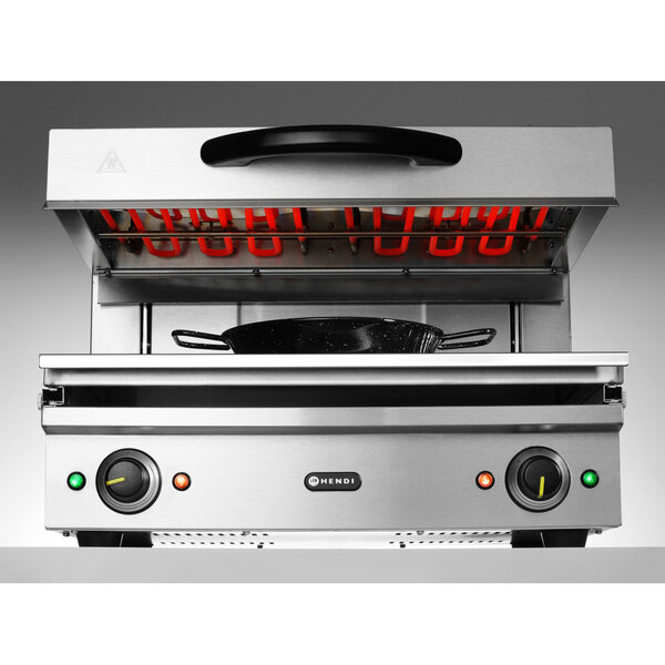 Salamander Grill | Hoogte Verstelbaar | 2 Zones | ≤ 300°C | 3.6kW (230V) | 600x520x530(h)mm