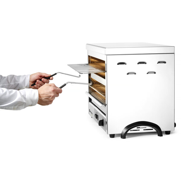 Salamander Toaster | 2 Niveaus | Elektrisch (Quartz Infrarood) | 4.5kW (400V) | 685x396x452(h)mm