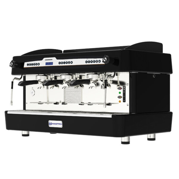 Espressomachine | Zwart | 3 Groepen | Digitaal | 5.2kW (400V) | 960x600x595(h)mm