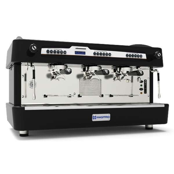 Espressomachine | Zwart | 3 Groepen | Digitaal | 5.2kW (400V) | 960x600x595(h)mm