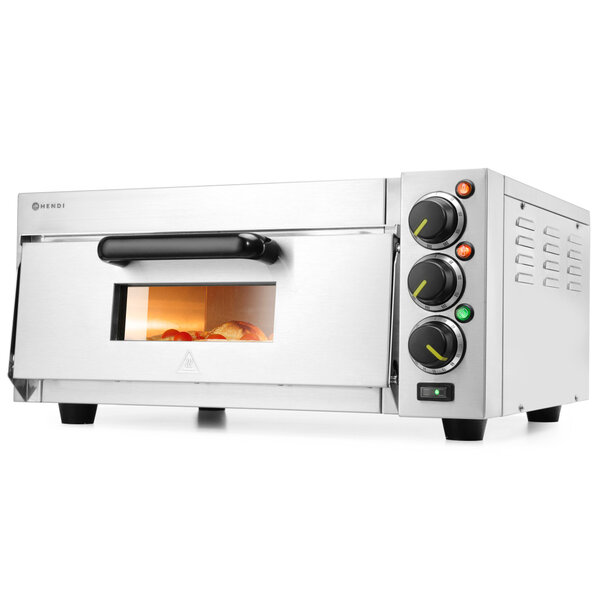 Pizzaoven | COMPACT | Elektrisch | 1x Ø39cm | 50°C/350°C | 2kW (230V) | 580x560x275(h)mm