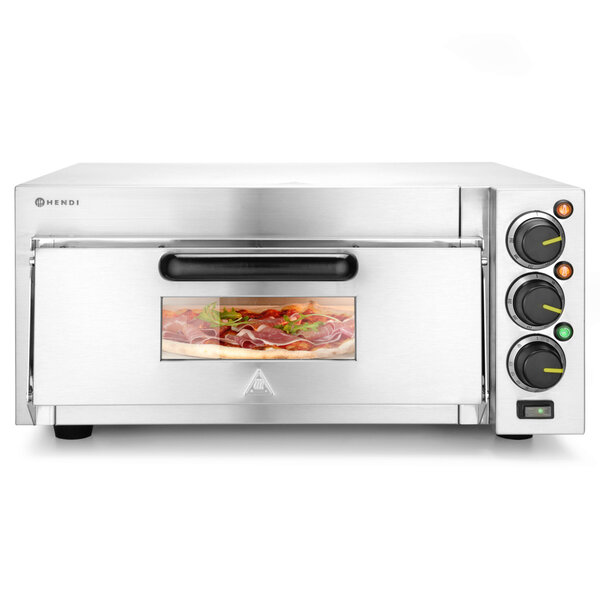 Pizzaoven | COMPACT | Elektrisch | 1x Ø39cm | 50°C/350°C | 2kW (230V) | 580x560x275(h)mm