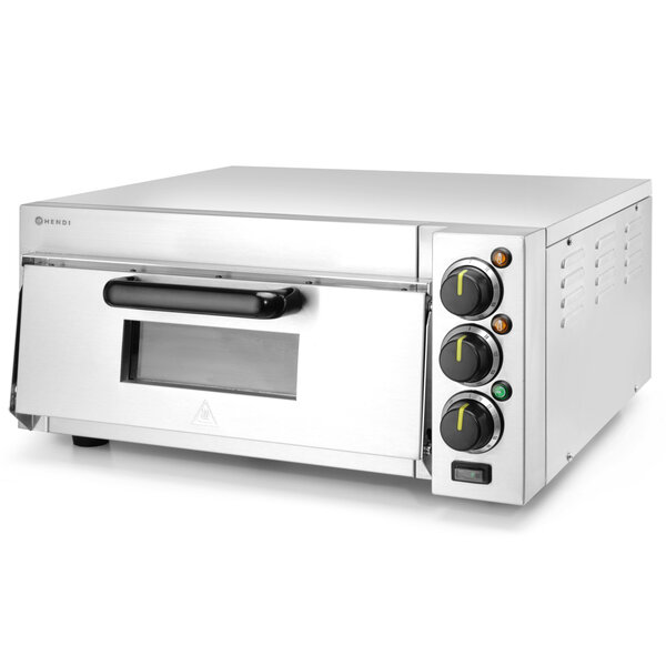Pizzaoven | COMPACT | Elektrisch | 1x Ø39cm | 50°C/350°C | 2kW (230V) | 580x560x275(h)mm